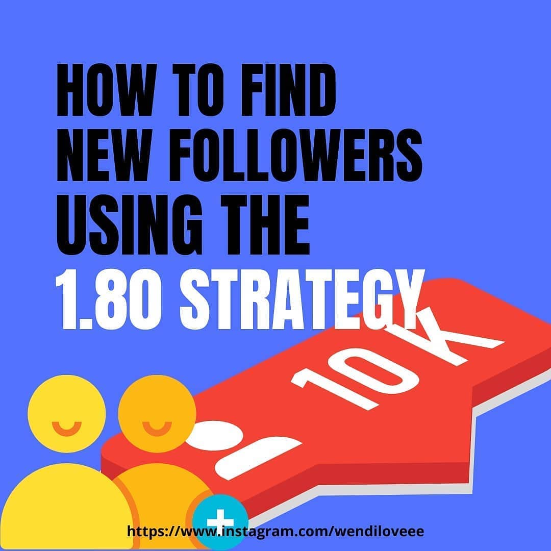 How to find new followers using 1.80 Strategy