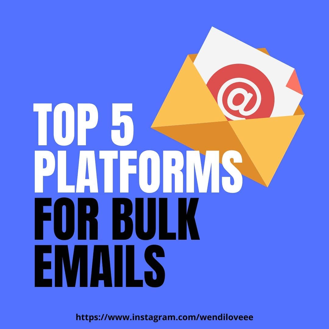 Top 5 Platforms for bulk emails