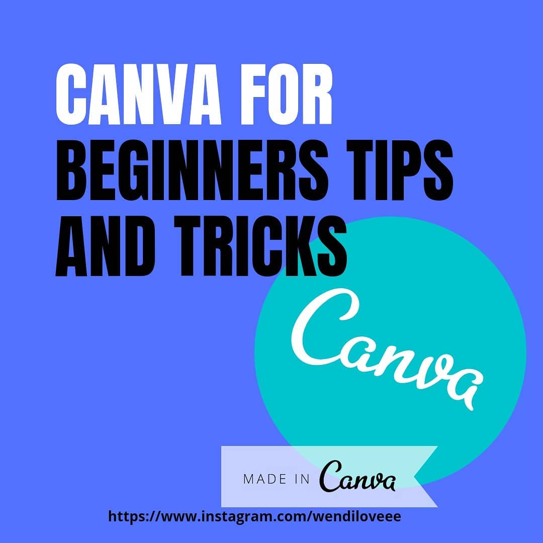 Tips and tricks for beginners in Canva