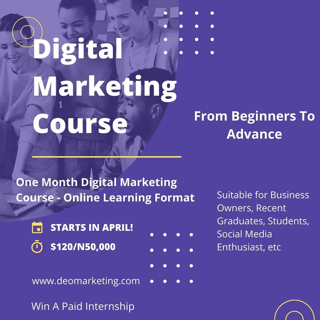 Digital Marketing Course with duration of 4 months