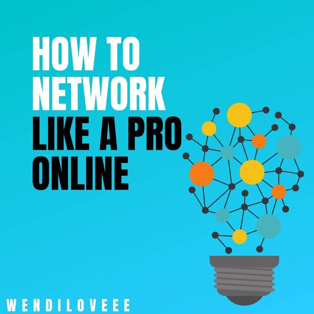 How to network like a pro online