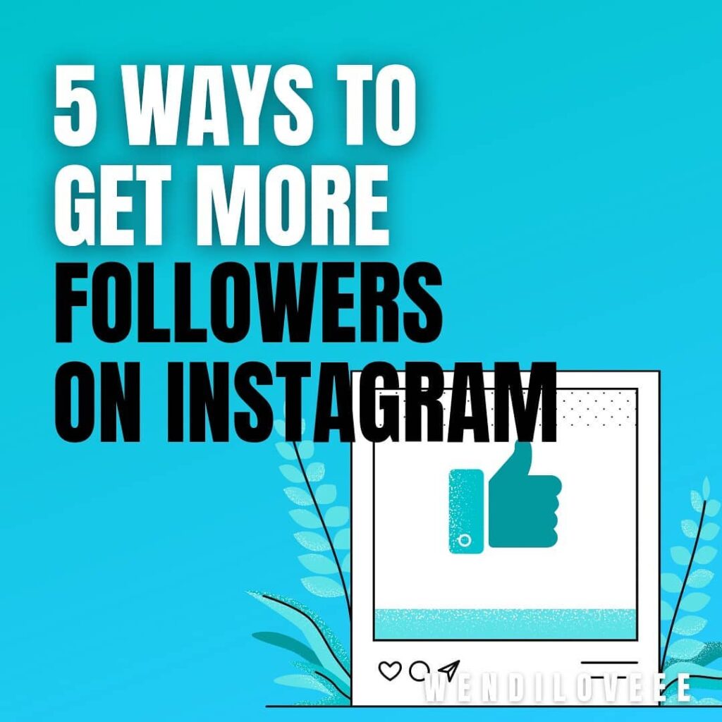 5 Ways To Get More Followers On Instagram