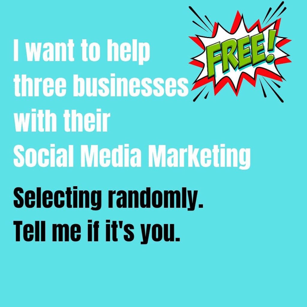 I want to help three businesses with their Social Media Marketing