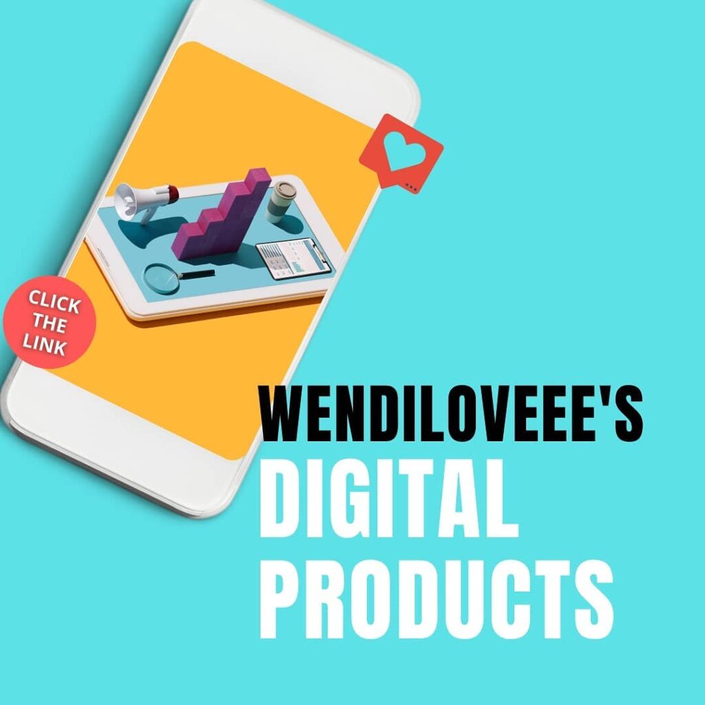 Here are paid courses and digital products from wendiloveee