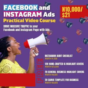 INSTAGRAM/FACEBOOK ADS COURSE VIDEO CONTENT