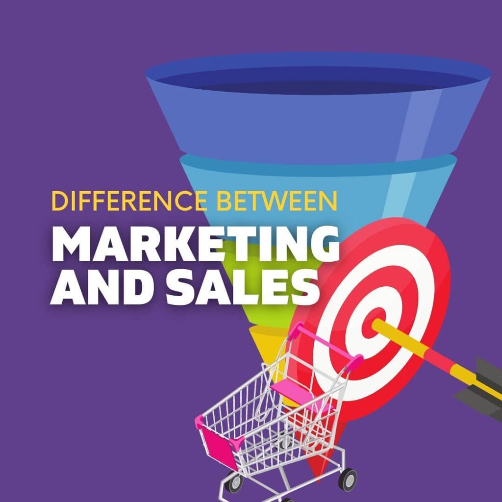 Difference between marketing and sales