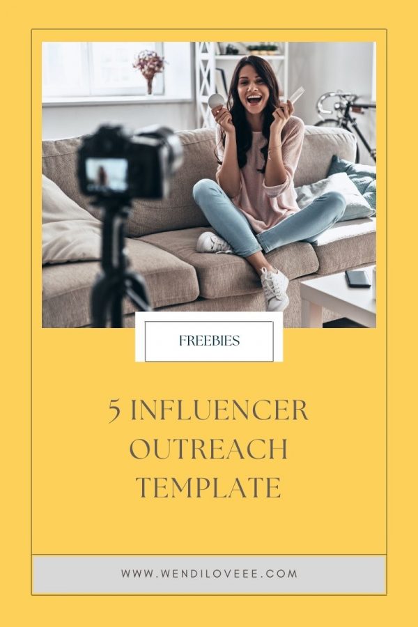 influencer outreach template