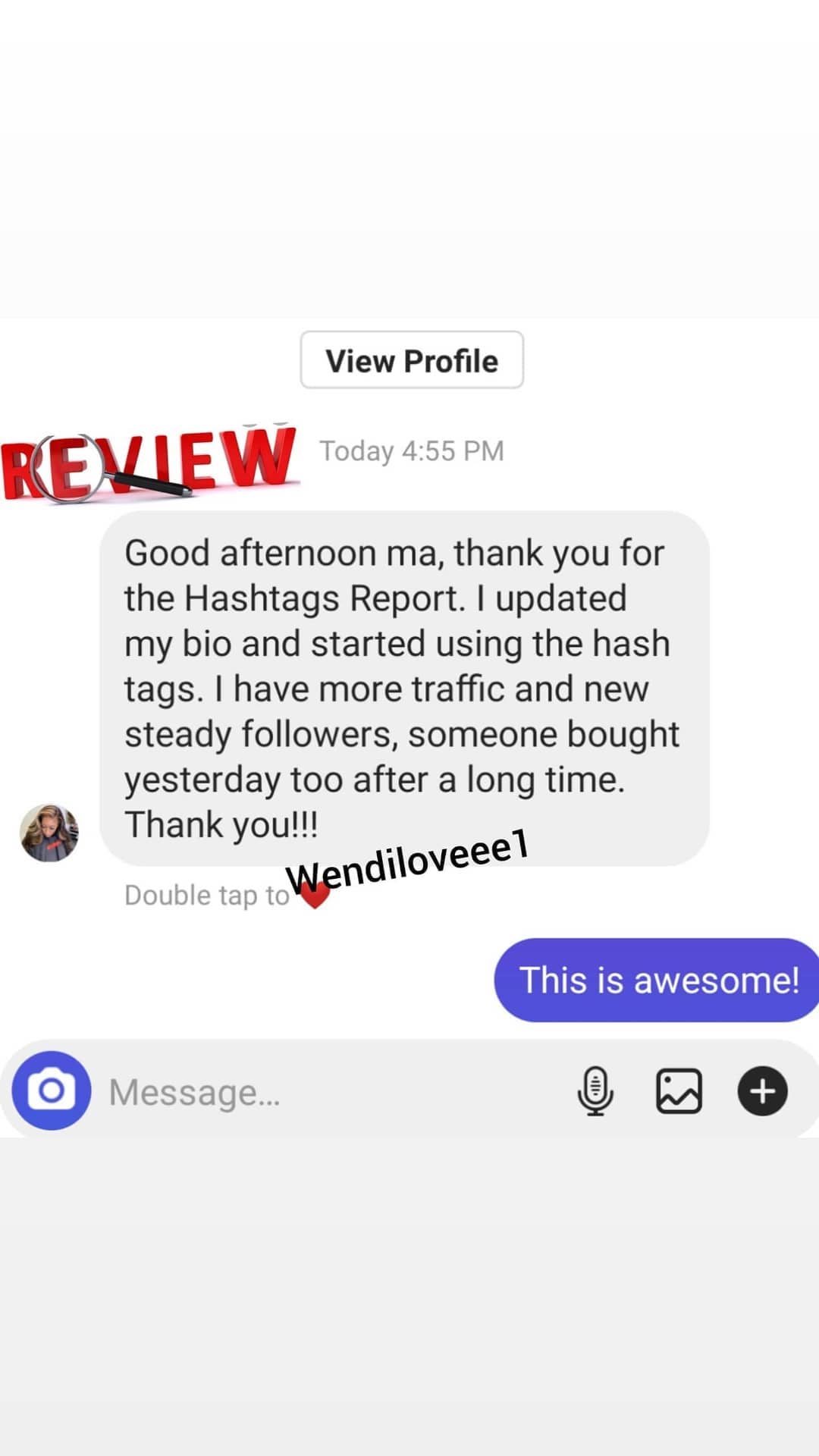 Image gallery marquee